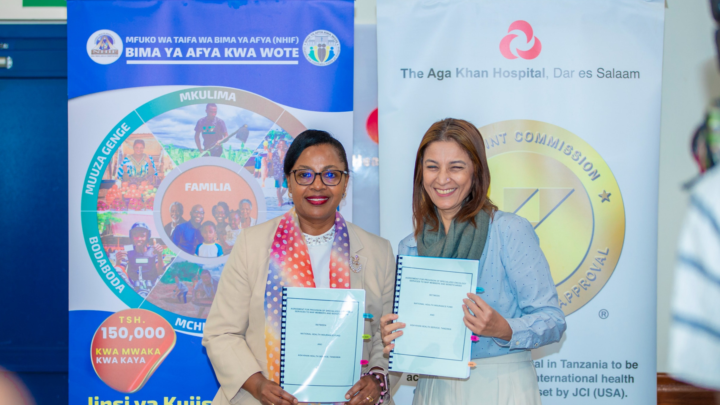 NHIF YAKUBALIANA NA AGHA KHAN MATIBABU KWA WANACHAMA