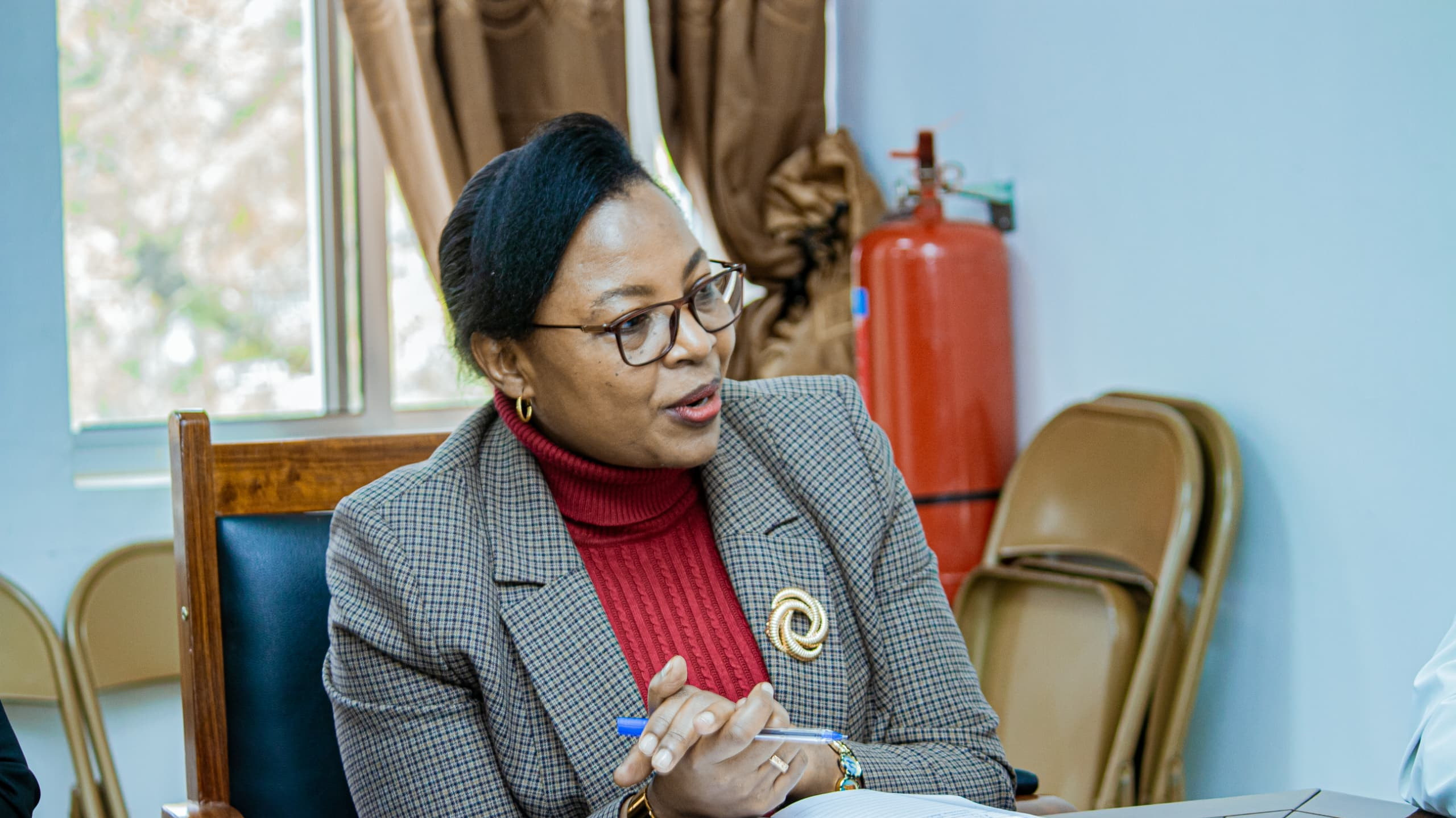 *BODI YA NHIF YAPOKEA TAARIFA YA UTEKELEZAJI WA MRADI WA MABORESHO YA MIFUMO YA TEHAMA KUPITIA KITUO CHA MRADI - IRINGA